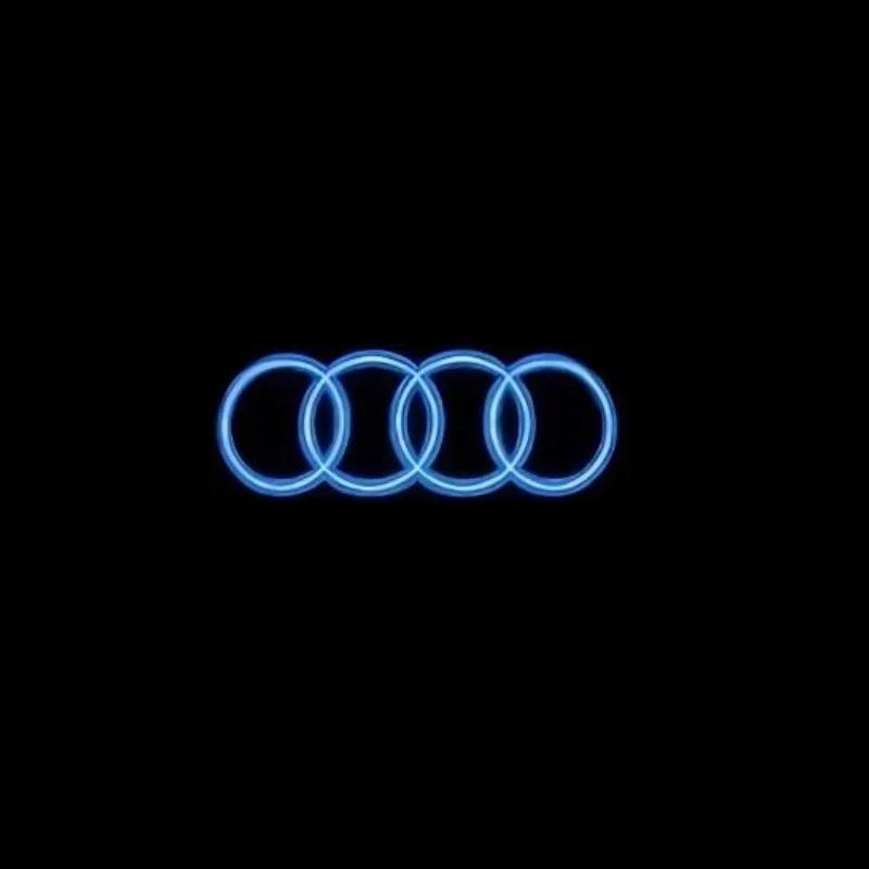 Для Audi rS72/4P Светодиодная подсветка приветствия двери автомобиля для AUDI A5 A6 C5 C6 A3 A4 B5 B6 B7 B8 A7 A8 Q7 Q5 Q3 RS TT Sline Quattro Проекционный логотип Лампа