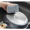 Reusable Kitchen Cleaning Sponges 5/10PCS Double Sided Scouring Pads for Pans Pots Dishwashing Household Tools
