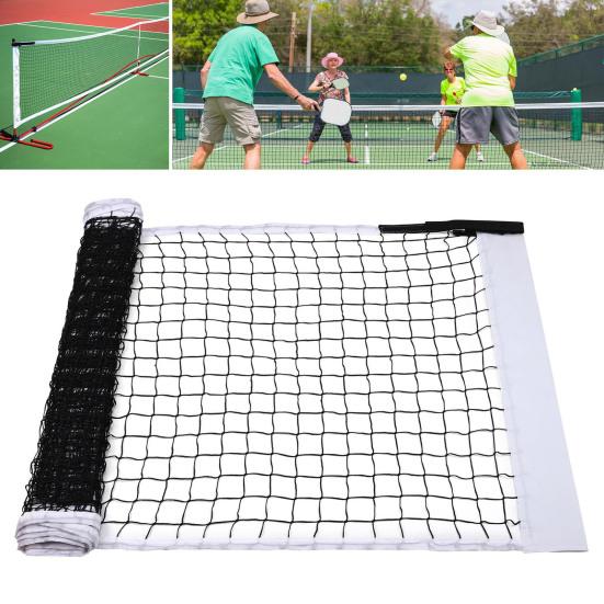 Ultra-Stable Pickleball Net Simple Installation Indoor/Outdoor Regulation Size Portable Pickleball Net Replacement