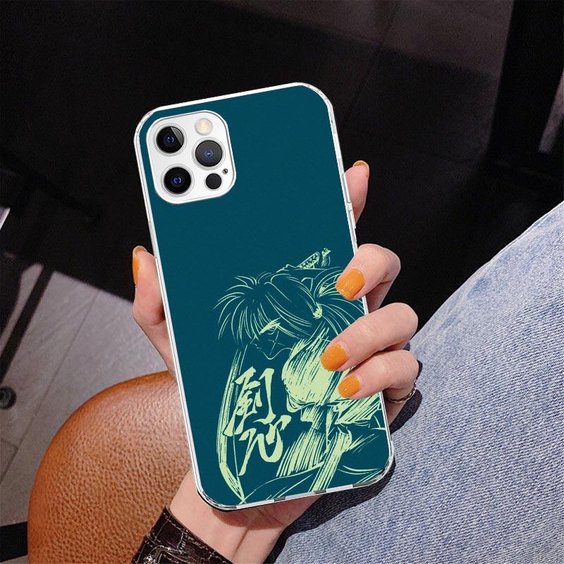 Чехол для телефона Аниме Бродяга Кэнсин Для iPhone 17 Air 16 Pro Max 16E 15 + 14 Plus 11 12 13 Mini 7 8 SE Подарок Печатный Чехол Fundas 17 A