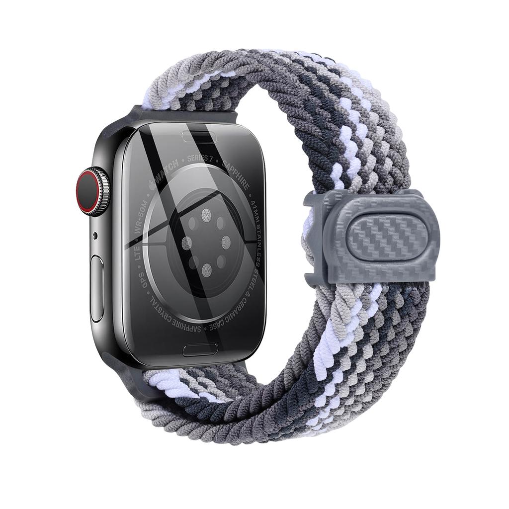 Плетеный ремешок для Apple Watch Series 10 9 8 7 6 5 4 se Ultra 2 49мм 46мм 42мм 44мм 40мм 45мм 41мм Correa Браслет Ремешки iWatch
