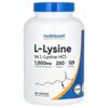 L-Lysine, 250 Capsules (500 Mg Per Capsule)