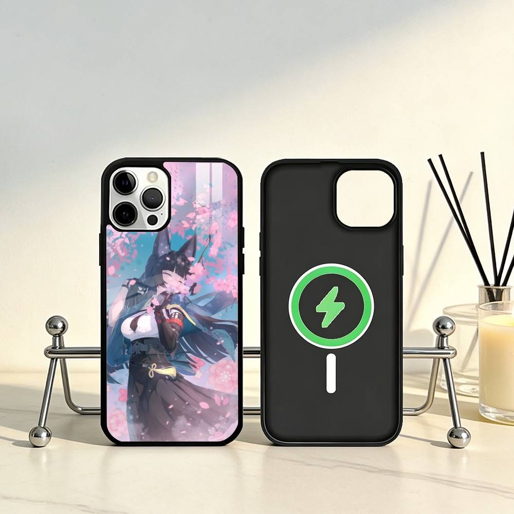 Чехол для телефона Zenless Zone Zero Мияби Хосими Для iPhone 17, 16, 15, 14, 13, 12, 11 Plus, Pro Max Магнитный Для Magsafe Беспроводная Зарядка