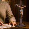 Good Friday MOC Brick Assembly Model 588pcs Creative Jesus Sculpture Building Blocks Figures Toys Home Ornament Adult Kids Gifts