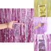 Transform Your Home Into A Party Venue With Laser Rain Curtain Foil Metal Wire Background