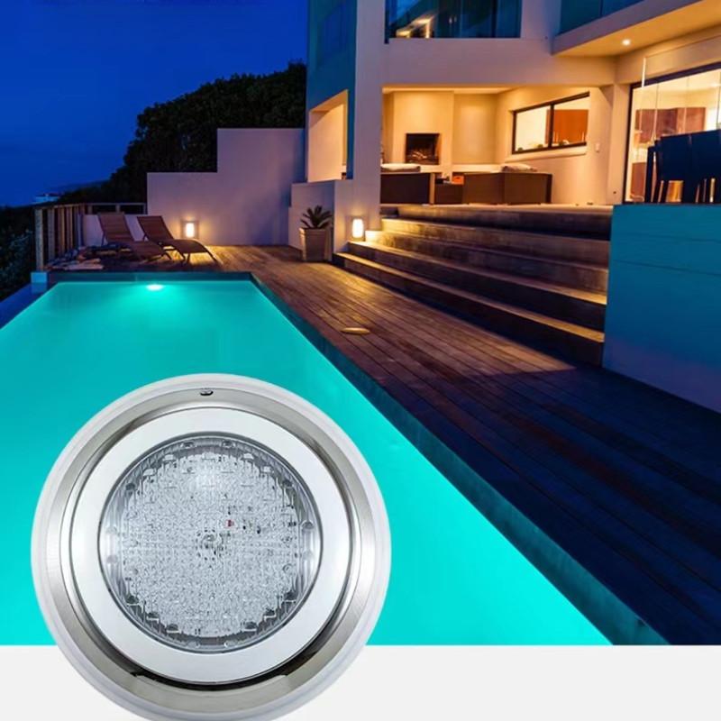 Нержавеющая сталь Цветной фонтан Пейзажный свет Водонепроницаемый Подводный прожектор Светодиодная настенная лампа для бассейна