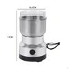 Coffee Bean Grinder Food Processer Grinders Mills for Shop Outdoor Home 2 Blades