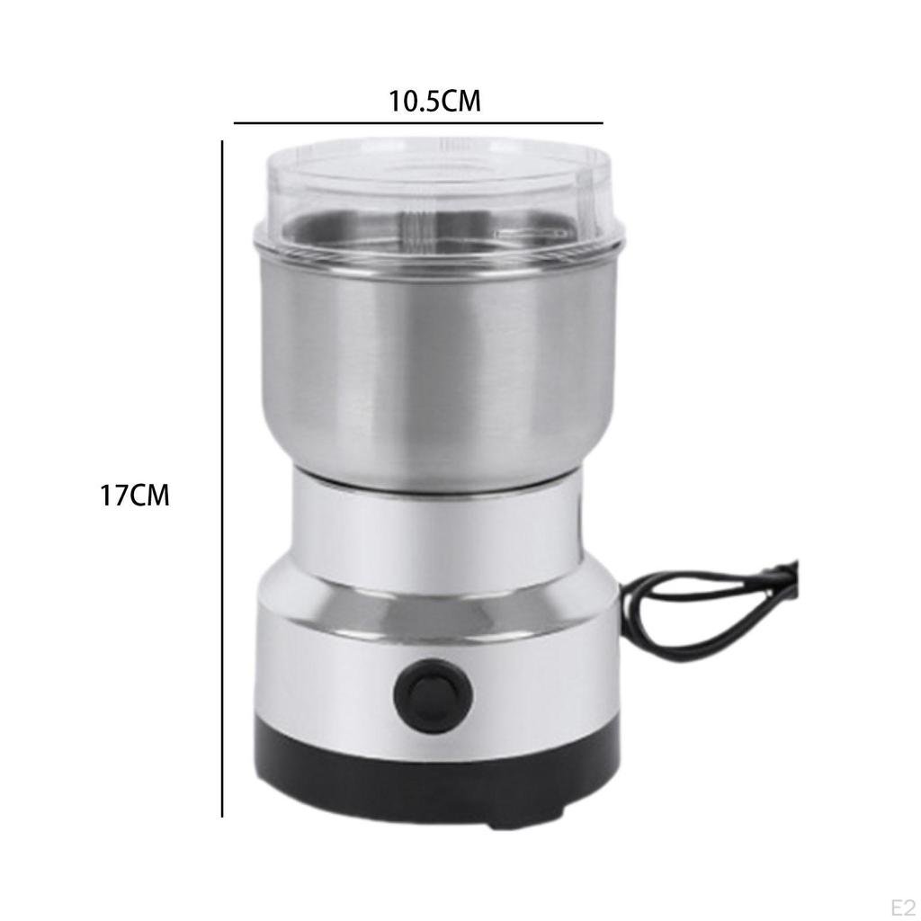 Coffee Bean Grinder Food Processer Grinders Mills for Shop Outdoor Home 2 Blades