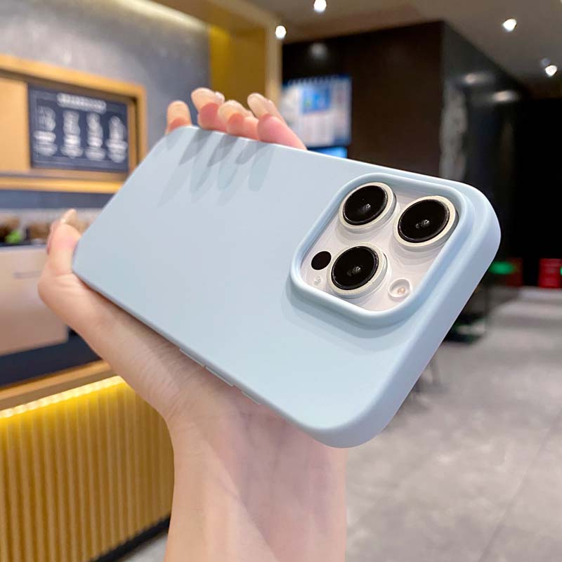 Новый однотонный чехол для телефона для IPhone 16 15 14 13 12 11 Pro Max 16Pro Мягкий силиконовый Ударопрочный Защитный Аксессуары Чехол