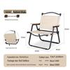 Tri-Polar Portable Outdoor Folding Chair