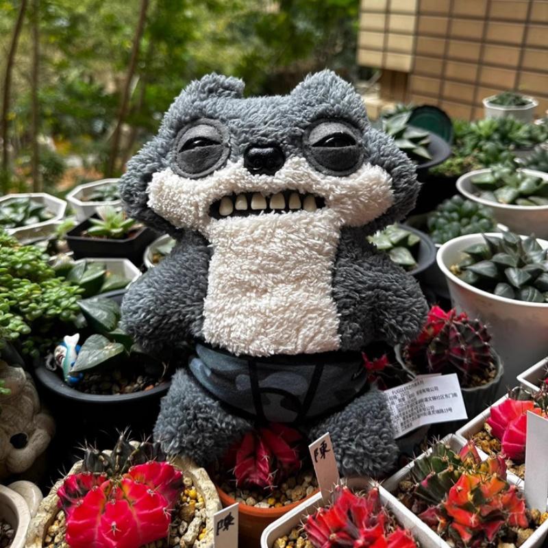 Knicks Series 22cm Tooth Monster Plush Toy Trendy Ugly Cute Design Funny Holiday Gift Backpack pendant ornament