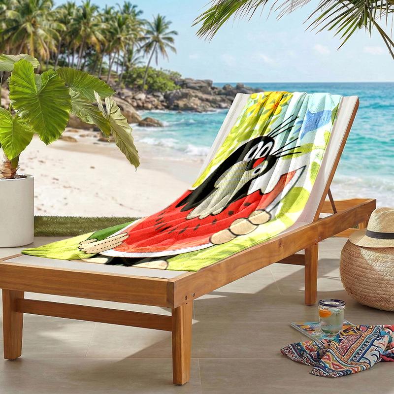 Krtecek Fashion Beach Towel: Ideal for Summer Adventures Soft, absorbent and quick drying suitable for swimming and bathing