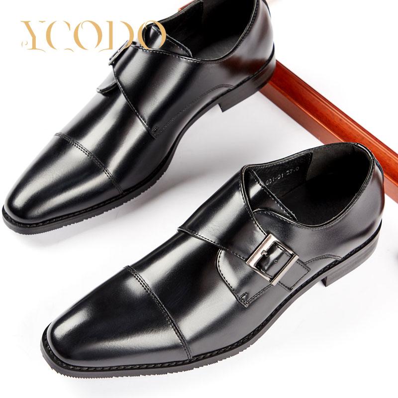 Мужская деловая обувь из натуральной яловой кожи