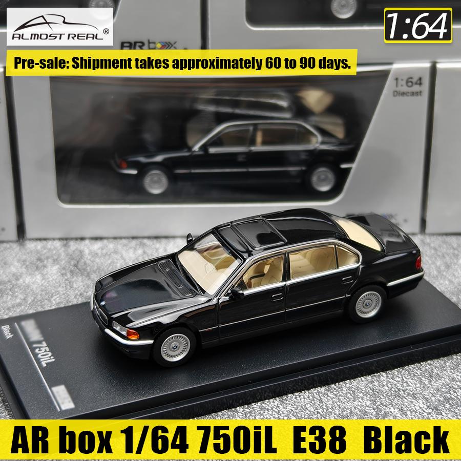 AR box литая модель 1/64 масштаба новая 750iL (Е38) Черный статический орнамент Коллекция праздничных подарков