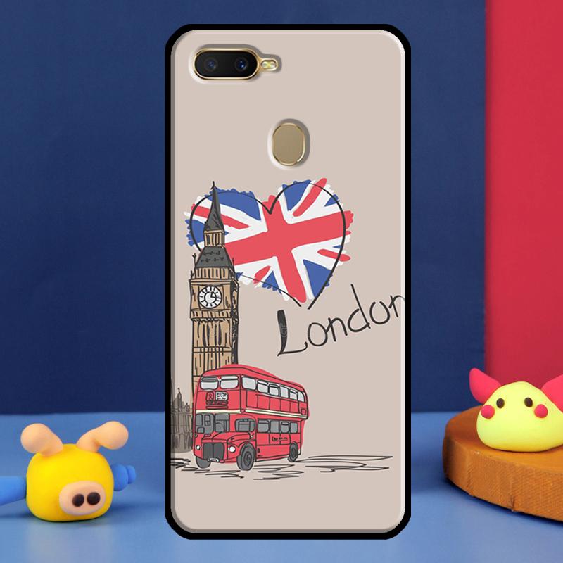 Чехол для телефона London Bus England Big Ben для OPPO Find X5 X3 Pro A74 A54 A94 A83 A91 A93 A31 A53 A5 A9 A15 A52 A72