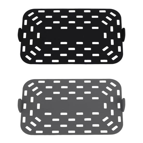 Силиконовый вкладыш для аэрофритюрницы Антипригарный коврик для выпечки Прямоугольная пароварка Пищевые маслостойкие коврики для торта, для гриля, кухонный инструмент для выпечки, аксессуары