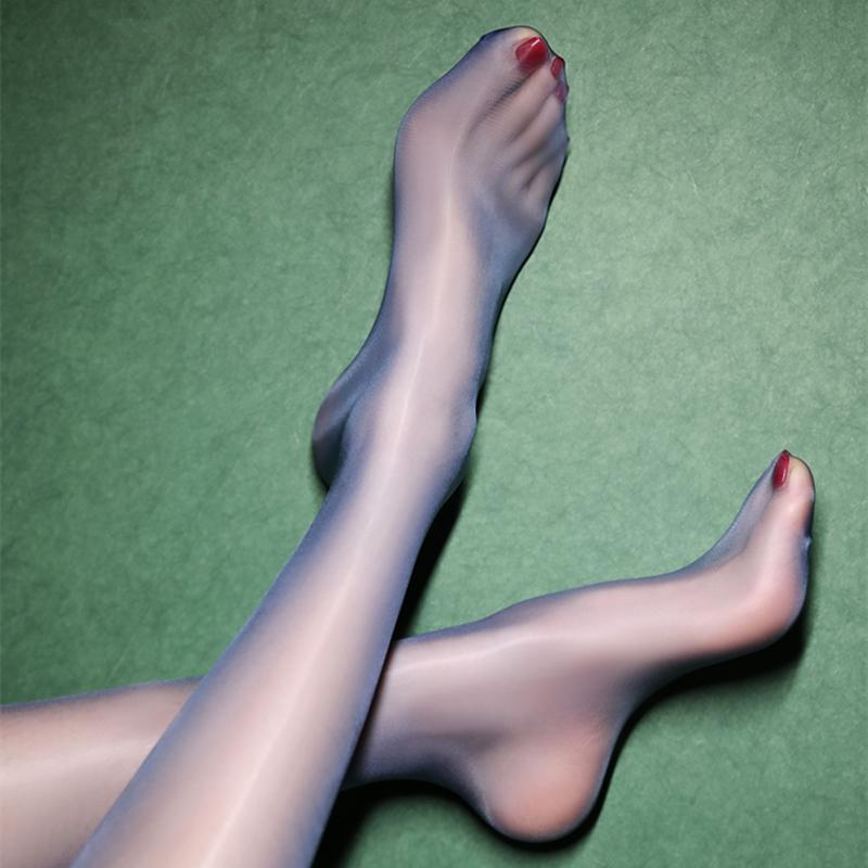 Колготки Aurora Series Oil Shiny Seamless Ultra Thin Transparent Stockings Открытая / Закрытая ластовица Женские колготки Глянцевый трикотаж