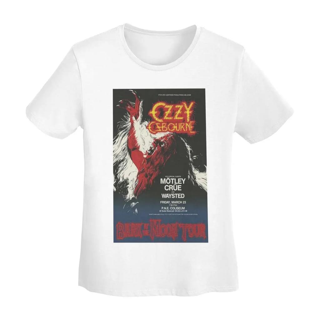 Ozzy Osbourne Merch TShirt Women Short Sleeve T Shirts Round Neck Clothing Cotton Summer Tees Streetwear