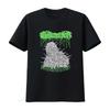Новая черная хлопковая футболка Gatecreeper Slim Fit с дизайном шипастого монстра. Все размеры в наличии. Ac2108 винтажная, стиранная, мягкая.