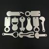 Removable Shopping Trolley Tokens Stainless Steel Shopping Carts Key Release Key Keychains