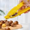 Practical 1 Pcs Household Convenience 2 In 1 Chestnut Clamp Nutcracker Sheller Nut Nutcracker Sheller Stainless Pliers Accessory