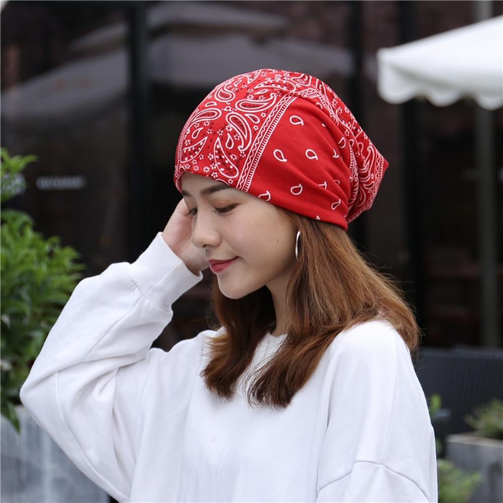 Printed Bonnets Bohemian Pullover Cap Skullies And Beanies Soft Beanies Caps For Fashion Accessory Gifts Casual Outfits