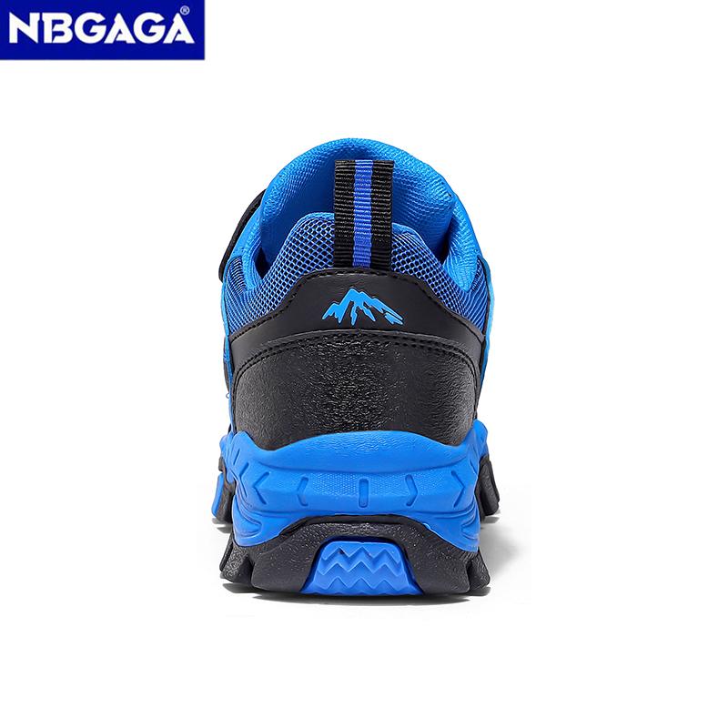Детская мода Походные ботинки Спортивные кроссовки для бега для мальчиков Противоударные Нескользящие Спортивные Уличные Треккинговые ботинки