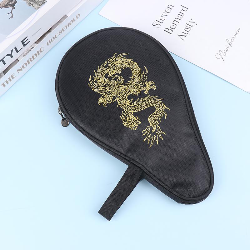 Table Tennis Racket Bag Wear-Resistant Gourd Shape Racquet Ping Pong Paddles Bag Table Tennis Racket Case Paddle Pouch