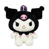 Пушистый плюшевый рюкзак Nakajima Corporation Sanrio Characters Kuromi 202642-24 H30×W32×D18см