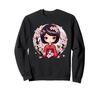 Cute Cherry Blossom Kokeshi Doll I Kokeshi Sweatshirt