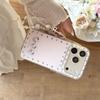 Kawaii Hello Kitty Pink Glitter Phone Case For iPhone 15 16 17 Pro Max Bow Star Pattern Clear Soft TPU Shockproof Cover with Cha