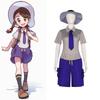 Комплект костюма для косплея Флориана и Джулианы из Pokemon Scarlet And Violet для Хэллоуина и сценических выступлений