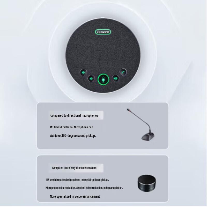 Tenveo TEVO-M3 USB Omnidirectional Conference Microphone (CN version)
