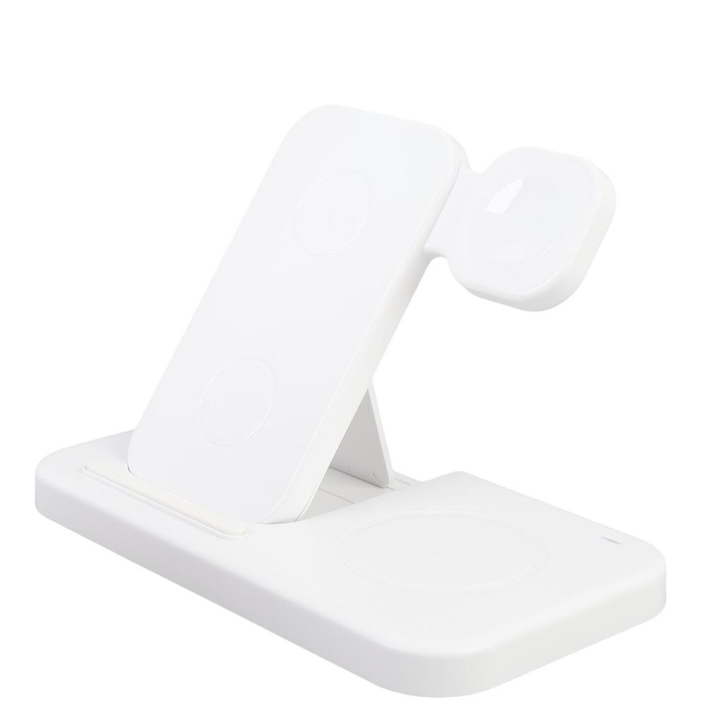 4 in 1 Wireless Charging Station Fit for IWatch Foldable 15W Charger Station for Phone Headphone