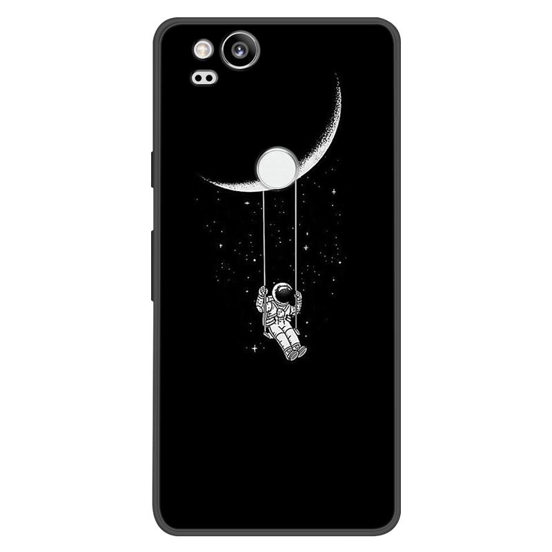 Чехол для Google Pixel 2 Мягкий черный силиконовый бампер Чехол-бабочка для Googe Pixel2 2XL Pixel2XL 2 Чехлы Fundas Coque