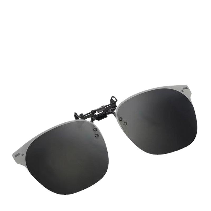 Солнцезащитные очки Clip Мужские ультралегкие солнцезащитные очки для вождения Поляризованные линзы Клипса Очки для близорукости День и ночь Женщины