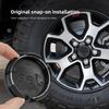 4Pcs 56mm Car Wheel Center Cover Stickers Hub Cap Sticker For Jeep Wrangler Grand Cherokee Avenger Compass Wagoneer Gladiator JL PSLVW1