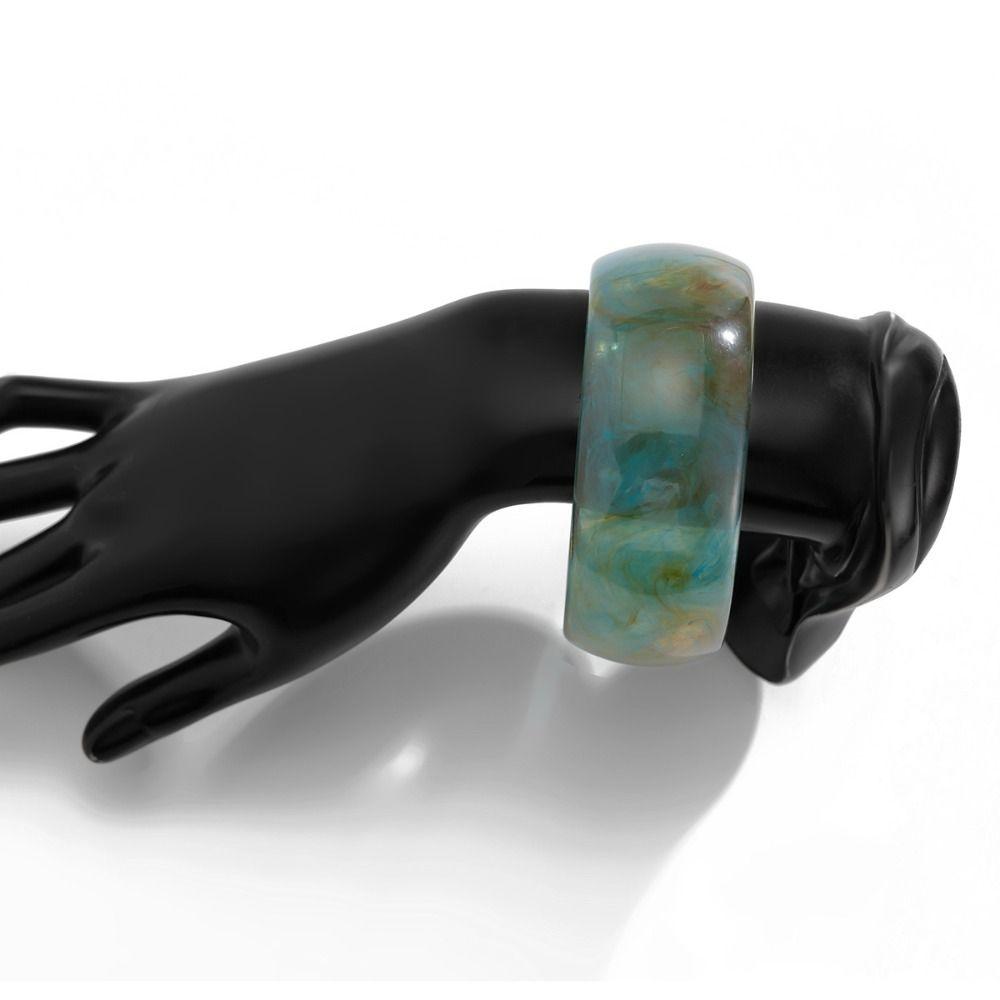 Преувеличивать массивные браслеты женские геометрические ретро-кольца для рук акриловые прозрачные браслеты женские