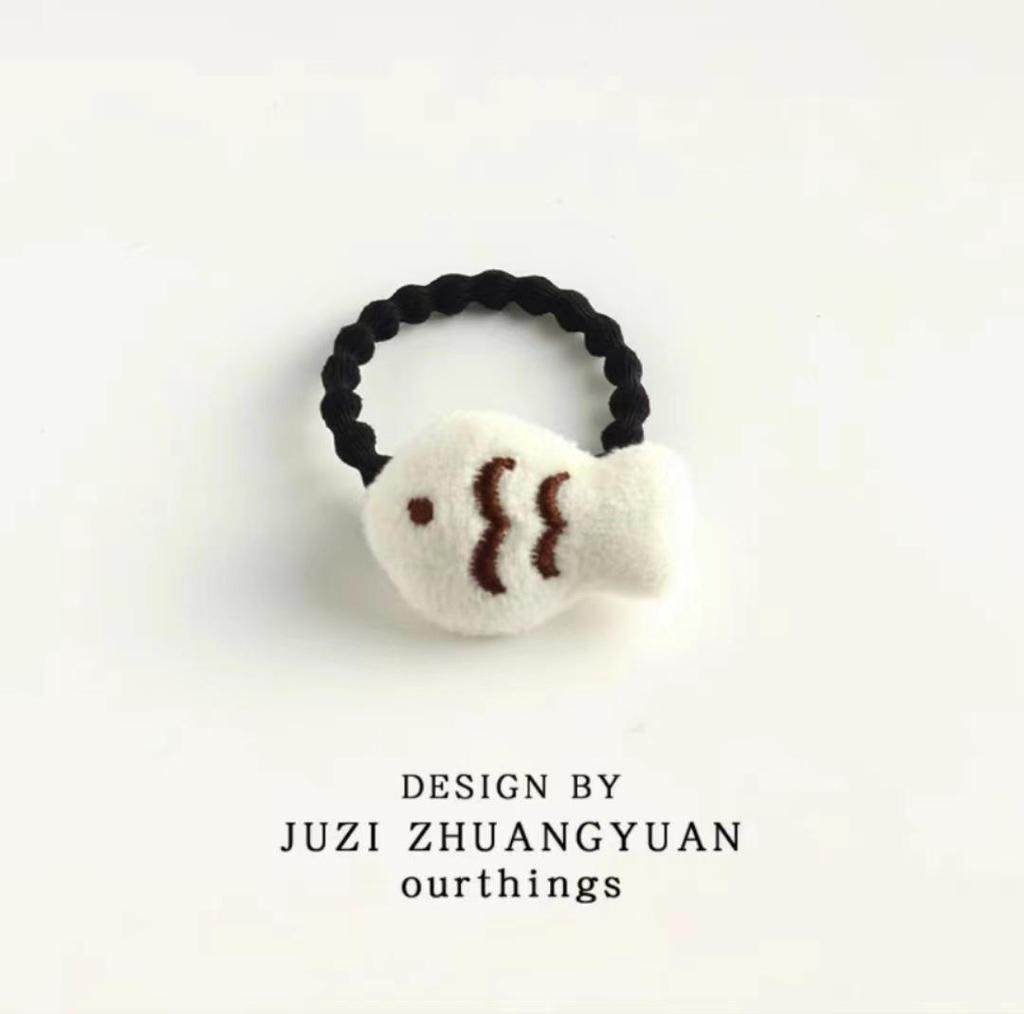 Мультяшная кукла-рыба с резинкой для волос и заколкой для осени/зимы