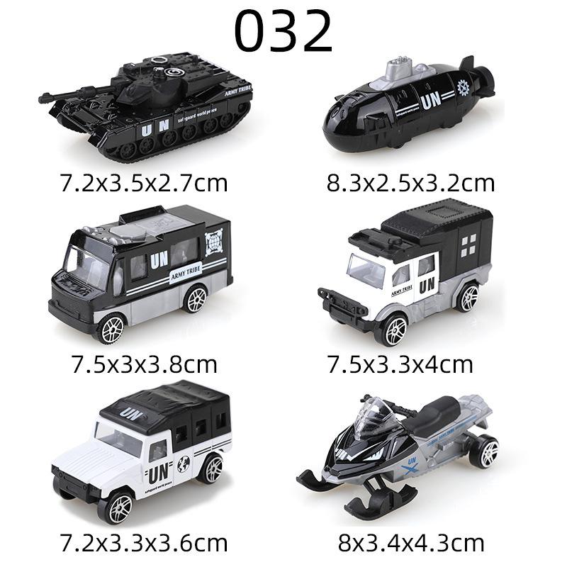Игрушки Модели Гонки Спорт Ретро Полицейская Машина Аксессуары 1:64 Легкосплавные Скользящие Гибкие Направляющие Машины Машины Инженерные Транспортные Средства Дети