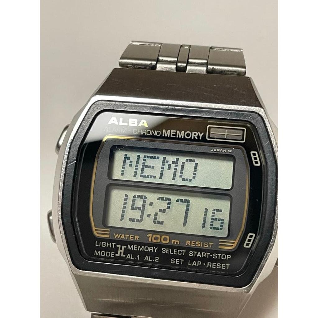 Б/у ALBA ALARM-CHRONO MEMORY SEIKO Y771-502A