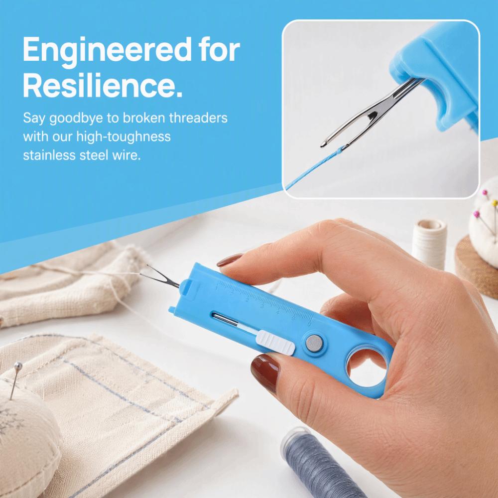 Handheld Sewing Tool Multifunctional Quick Threading Tool Automatic Needle Threader DIY Embroidery
