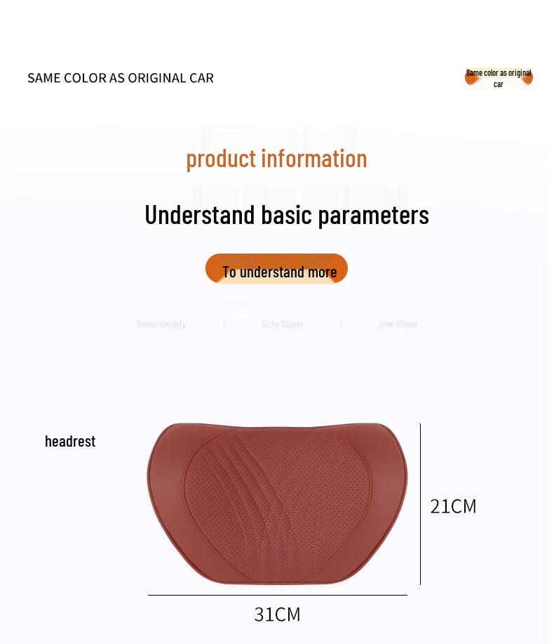 BMW Headrest & Lumbar Support: 5 & 7 Series Neck Pillow and Waist Pad