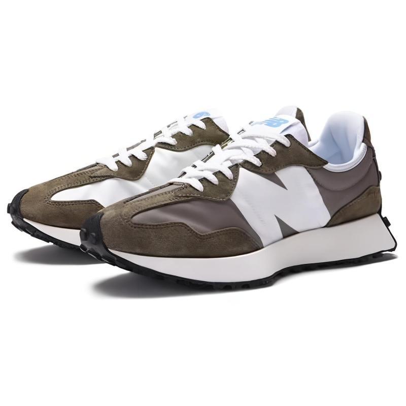 New Balance 327 Хаки Белые Кроссовки U327LE