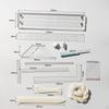 Bookbinding Kit Punching Guide with Thread Stitching Tool Book Binding Starter for Journals