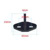 Plastic Barn Door Floor Guide Anti-Swinging Fixing Bottom Bracket  For Bottom Sliding Door Hanger