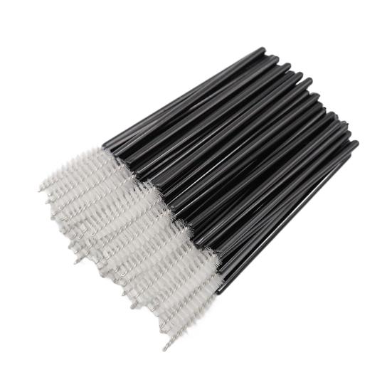 50 шт. одноразовая щеточка для ресниц, наращивание ресниц, щеточка для бровей, портативная щеточка для нанесения туши, аппликатор для макияжа глаз для женщин