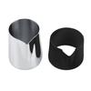 Black Frothing Milk Jug Stainless Steel Latte Pitcher Frothing Cup Milk Frothing Pitcher  Latte Art