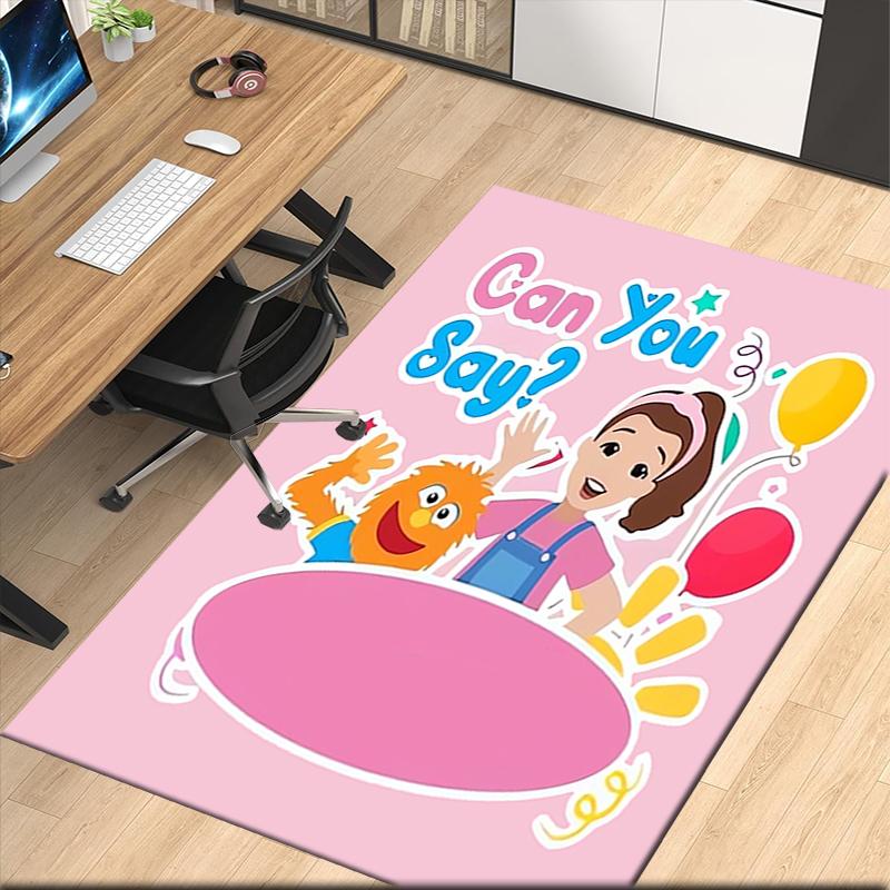Ms. Rachel Printed Carpet, for Office Chair Living Room Bedroom Kitchen Room Decor Gifts.
