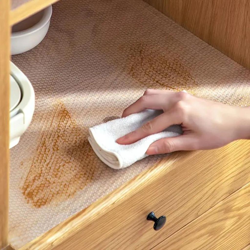 30x150cm 1 Roll Non Adhesive Shelf Liners For Kitchen Cabinets, Waterproof Drawer Liners For Kitchen, Non-Slip Cabinet Liner For Kitchen Cabinet